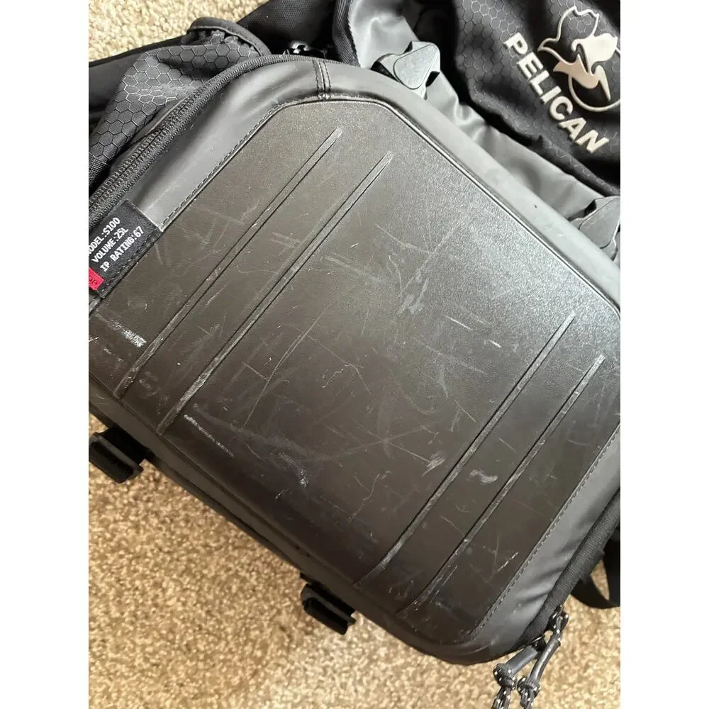 Pelican S100 25L Sport Elite Laptop Backpack, Black 9”x11.5”x18” Used